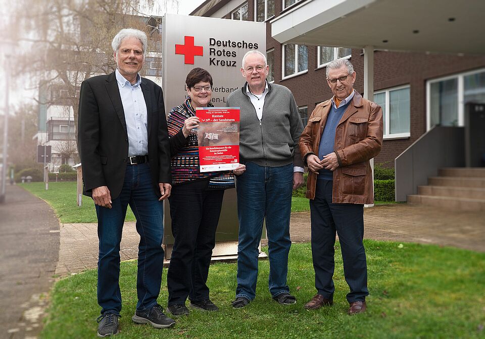 (v.li.) Prof. Dr. Hans Hermann Wickel, Prof. Dr. Dr. Bettina Pfleiderer, Prof. Dr. Joachim Gardemann, Dr. Fritz Baur