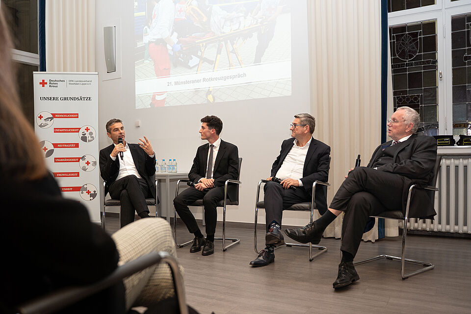 Podiumsdiskussion Münsteraner Rotkreuzgespräch 2025 Podiumsdiskussion Münsteraner Rotkreuzgespräch 2025